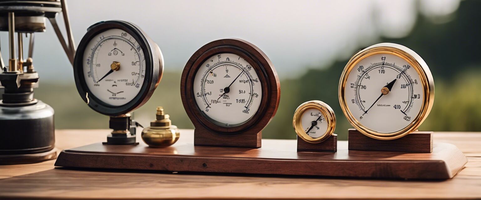 Analog weather station setup