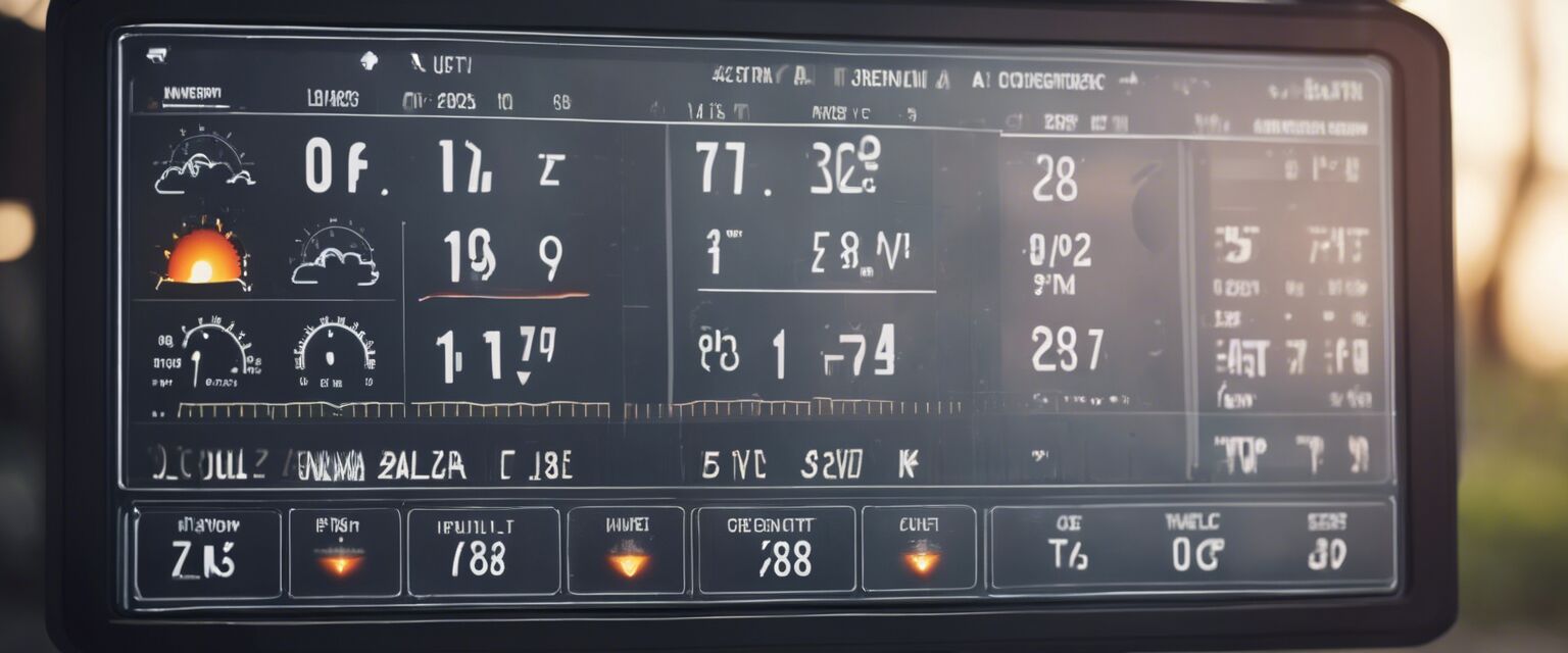 Calibrating weather station